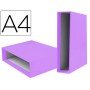 Caixa Para Pasta de Arquivo de Alavanca Documenta Din A4 Lombada 75 Mm Lilas