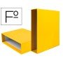 Caixa Para Pasta de Arquivo Cartao Folio Documenta Lombada 82Mm Cor Amarelo