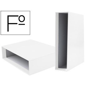 Caixa Para Pasta de Arquivo Cartao Folio Documenta Lombada 82Mm Cor Branca