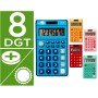 Calculadora de Bolso Xf14 8 Digitos Solar E Pilhas 115X65X8 Mm Expositor de 16 Unidades Cores Sortidas