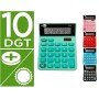 Calculadora de Secretaria Xf25 10 Digitos Solar E Pilhas 127X105X24 Mm Expositor de 10 Uds. Cores Sortidas