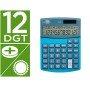 Calculadora de Secretaria Xf28 12 Digitos Solar E Pilhas Cor Azul 155X115X25 Mm