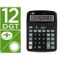 Calculadora de Secretaria Xf39 12 Digitos Solar E Pilhas Cor Preto 190X140X32 Mm 40% Plastico Reciclado