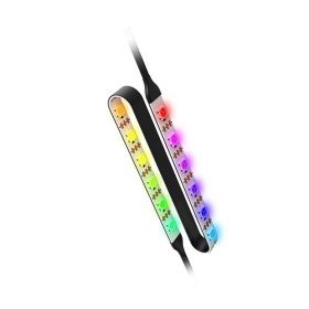 Argb led strip nox stripe argb flexível - magnético - adesivo - 20 leds - 40 x 1cm nxhummersargb