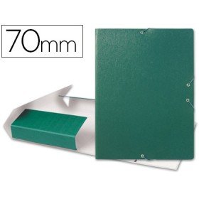 Capa Elasticos Para Projetos Lombada 7 Cm Verde