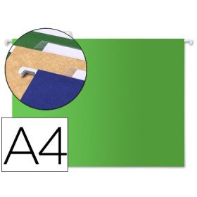 Capas de Suspensao Din A4 Kraft Verde