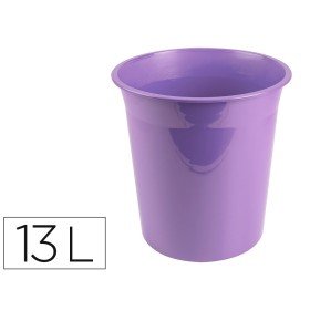 Cesto de Papeis em Plastico Ecouse 100% Reciclado Lavanda Opaco 13 Litros 275X285 Mm