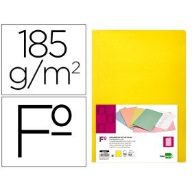Classificador em Cartolina de 180 Grs, Folio, Amarelo Intenso