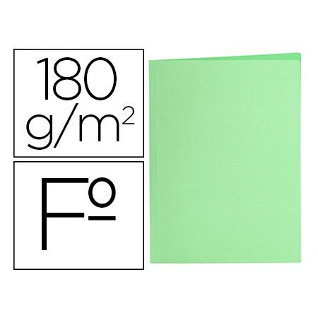 Classificadores Folio Verde Pastel 180G/M2