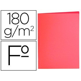Classificadores Folio Vermelho Pastel 180G/M2