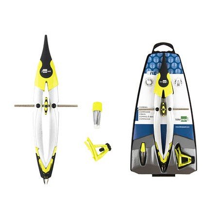 Compasso One com Alongamento E Adaptador Universal E Minas Cores Sortidas