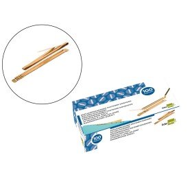 Encuadernador Fastener Dorado -Caja de 100 Retractilados--M