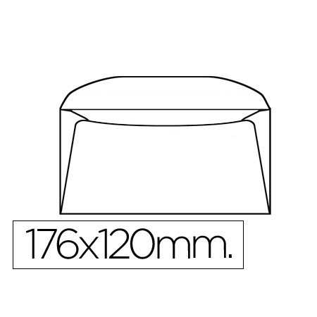 Envelope 120X176Mm S/Janela Bolsa de 10