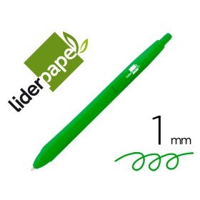 Esferografica Gummy Touch Retratil 1,0 Mm Tinta Verde