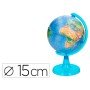 Globo Mapa Fisico Diametro 15 Cm
