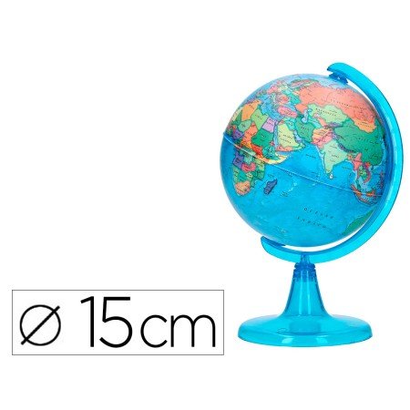 Globo Mapa Politico Diametro 15 Cm