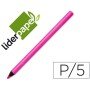 Lapis de Cores Jumbo Neon Rosa Caixa de 5 Lapis