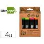 Marcador Ecouse Fluorescente Fabricado com 68% Plastico Reciclado Caixa de 4 Unidades Cores Sortidas