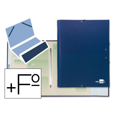 Pasta Classificadora com 12 Departamentos Azul