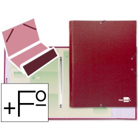 Pasta Classificadora com 12 Departamentos Vermelha