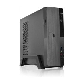 Caixa de computador desktop l - link microatx slim magna usb 3.0 leitor de cartão fonte sfx incluída