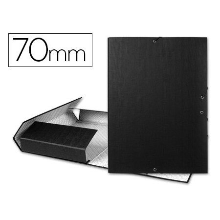 Pasta de Projetos Lombada 70Mm Preta