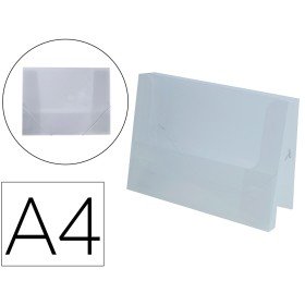 Pasta Porta Documentos Polipropileno Dina4 Transparente Translucido Lombada 50 Mm