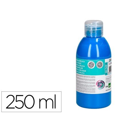 Pintura Acrilica Frasco de 250 Ml Cian