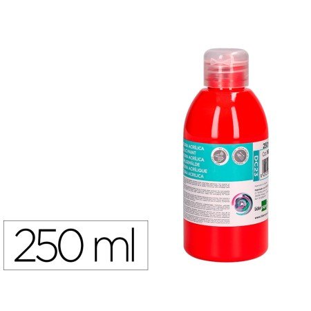 Pintura Acrilica Frasco de 250 Ml Vermelho