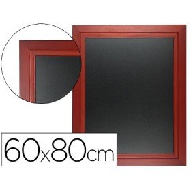Quadro Preto Mural de Madeira com Superficie Para Marcadores Tipo Giz 60X80Cm
