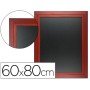 Quadro Preto Mural de Madeira com Superficie Para Marcadores Tipo Giz 60X80Cm