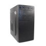 Caixa do computador microatx mpc28 2 usb3 .0 fonte de alimentação 500 w preto oem