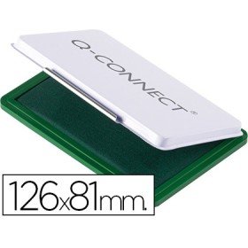 Almofada Para Carimbo Q-Connect 126X81 Mm Verde