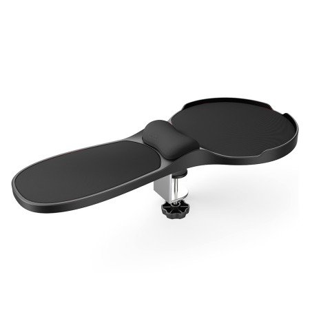 Apoio de Bracos Ergonomico Q-Connect com Tapete de Rato E Apoio de Pulsos Preto 220X140X480 Mm