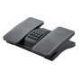 Apoio de Pes Plastico Q-Connect Ajustavel Direita Esquerda 2 Alturas Efeito Massagem 430X320X110 Mm