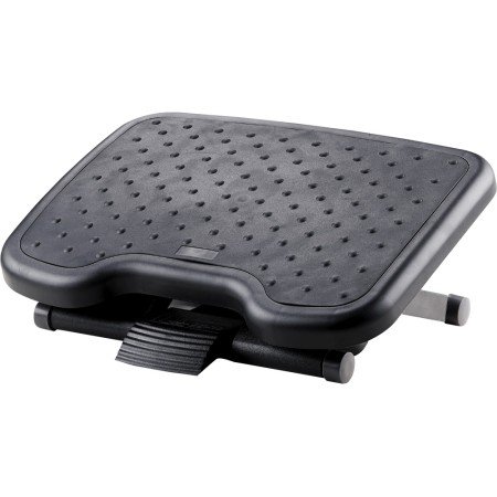 Apoio de Pes Q-Connect Ajustavel Premium com Almofada de Borracha