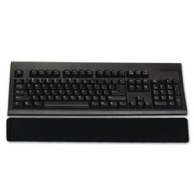 Apoio de Pulsos Q-Connect de Gel Cor Preta