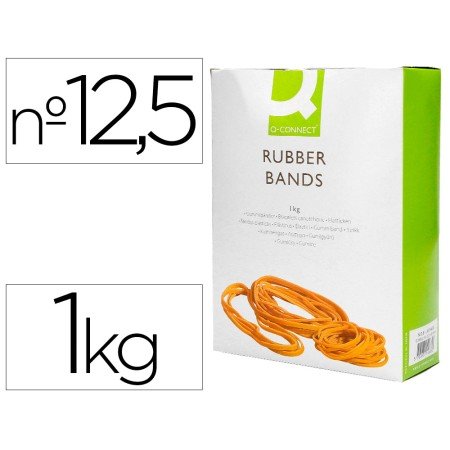 Bandas Elasticas Q-Connect C/1000 Gr 100X9 Mm Numero 12,5