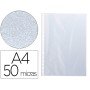 Bolsa Catalogo/Mica Q-Connect Din A4 50 Microns Martelada Caixa de 100 Unidades