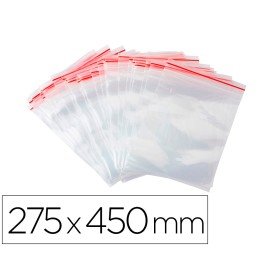 Bolsa Plastico Auto Selada Q-Connect 275X450 Mm Pack de 100 Unidades