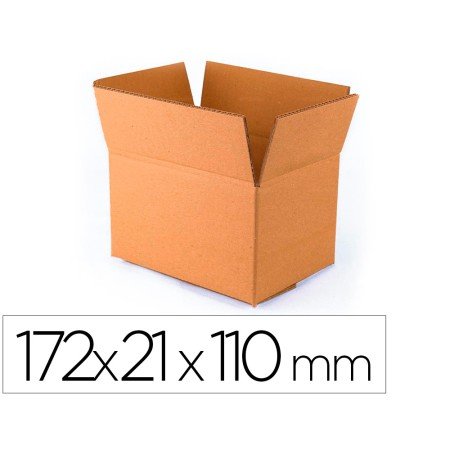 Caixa Para Embalar Q-Connect Castanho Qualidade Duplo Canal 172X217X110 Mm