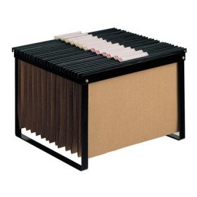 Carro Para Capas de Arquivo Suspenso Q-Connect Preto Para Formatos Folio E Din A4