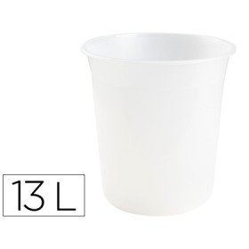 Cesto Plastico Q-Connect Transparente 13 Litros