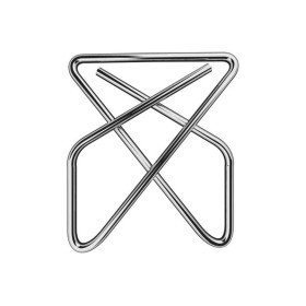 Clips Borboleta Niquelados Caixa de 50 - Pequena