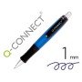 Esferografica Q-Connect Premium Retratil com Apoio de Dedos de Borracha Cor Azul Ponta 1 Mm