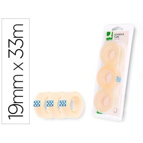 Fita Adesiva Q-Connect 33 Mt X19 Mm - Blister 3
