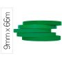 Fita Adesiva Q-Connect 66M x 9Mm Verde Para Fechar Sacos