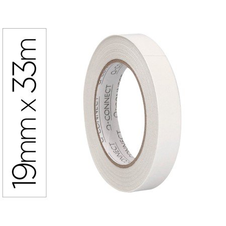 Fita Adesiva Q-Connect Dupla Face 33 Mt x 19 Mm