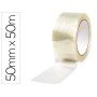 Fita Adesiva Q-Connect Monofilamentos Transparente 50 Mt x 50 Mm