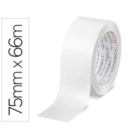 Fita Adesiva Q-Connect Polipropileno Branca 66 Mt x 75 Mm